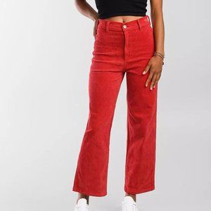 Billabong x Wrangler Red Corduroy Pants